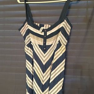 Ezra diagonal striped dress